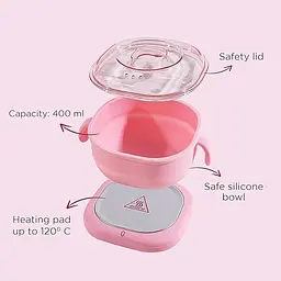Апарат для нагрівання воску Wax kettle / Комплектний силіконовий воскоплав AND651 / Воскоплав із силіконовою чашею 400мл - мініатюра 3