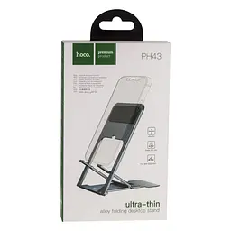 Тримач Hoco PH43 Main-way ultra-thin alloy folding desktop stand настільний - мініатюра 3