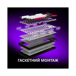 Клавіатура Lorgar KBP70TKLW Wireless TKL Mechanical Pro UA Black/Red (LRG-KBP70TKLW-BK-US) - мініатюра 7