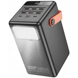 Акумулятор портативний Hoco DB03 Max Centurion 65W 100000mAh чорний - мініатюра 3
