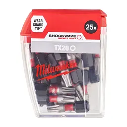Набір біт Milwaukee SHOCKWAVE, TX20, 25мм, 25шт (4932430875) - мініатюра 3