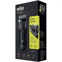 Електробритва Braun Series 3 300 Black - мініатюра 3