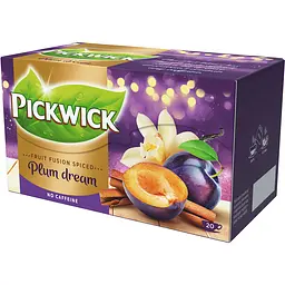 Чай фруктово-трав'яний Pickwick Plum dream з корицею сливою ваніллю 40 г (20 шт. по 2 г) - мініатюра 3