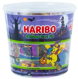 Упаковка желейних цукерок Haribo Halloween Scary Fun 66 шт, 800г