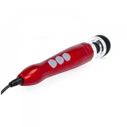 Вібратор Doxy Number 3 Candy Red Дуже потужний -мікрофон у металевому корпусі, 28х4.5 см червоний - мініатюра 3