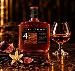 Бренді Bolgrad VSOP 4 зірки 40% 0.25 л - мініатюра 7