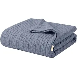 Плед покривало Cosas Nightfall Knitted Braid 240х260 см косичка (Blanket_65Nightfall_KnittedBraid_240x260)