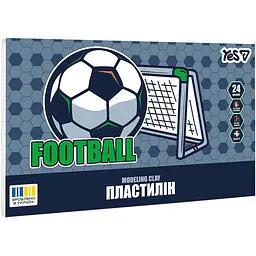 Пластилін Yes Football 24 кольори 480 г (540716)
