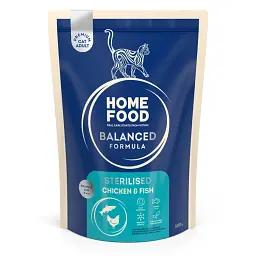 Корм для стерилізованих кішок Home Food с куркою та рибою 0,3кг