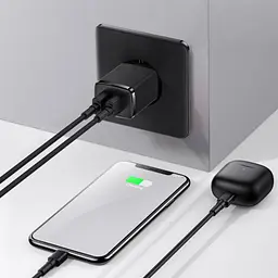 Зарядний пристрій Baseus Compact Charger 2U Black (CCXJ010201) - мініатюра 6