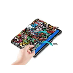Чохол до планшета BeCover Smart Case Samsung Galaxy Tab A11 Plus SM-X236B 11.0" Graffiti (714005) - мініатюра 5