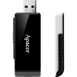 USB флеш-накопичувач Apacer USB AH350 128GB USB 3.2 Black (AP128GAH350B-1) [136940] - мініатюра 5