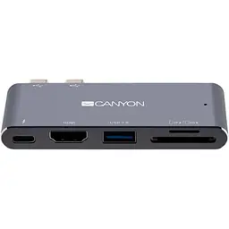 Док-станція для ноутбука Canyon Docking Station with 5 port, Thunderbolt 3 (CNS-TDS05DG)
