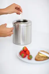 Настільний контейнер для сміття Brabantia Table Bin, 2,3 л, сріблястий (297960) - мініатюра 2