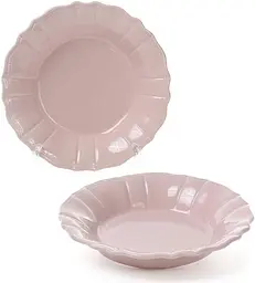 Набір 6 глибоких тарілок Leeds Ceramics SUN, кам'яна кераміка BonaDi Ø23х4 см kuh0007144