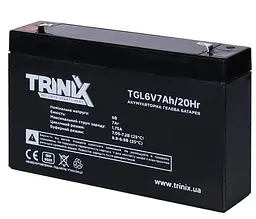 Акумуляторна батарея для ДБЖ Trinix GEL 6 V / 7 А*ч (44-00072)