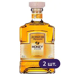 Настоянка Довбуш Карпатський Медовий 37.5% 1 л (2 шт. х 0.5 л)