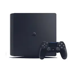 Консоль Sony PlayStation 4 SLIM 1TB Black обслугована + Геймпад бездротовий DualShock 4 + гарантія б/в