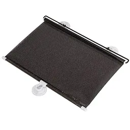 Сонцезахисна шторка на лобове скло SunShield 56х125 см., Чорний, шторка в машину на лобове скло - мініатюра 5