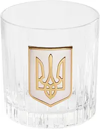 Подарунковий набір склянок Boss Crystal Тризуб 2 шт. - мініатюра 2