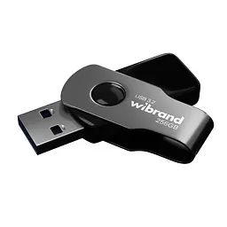 Флеш-накопичувач Wibrand USB 3.2 Gen1 Lizard 256GB Black (WI3.2/LI256P9B) - мініатюра 3