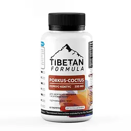 Таблетки Tibetan Formula Поркус коктус 60 таблеток