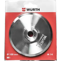 Диск тарільчатий Wurth 100 мм M14 (1586052100) - мініатюра 3