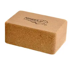 Блок для йоги PowerPlay PP_4006 з пробкового дерева Cork Yoga Block (PP_4006_Cork) - мініатюра 2