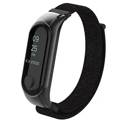 Нейлоновий ремінець для фітнес-браслета Xiaomi Mi Band 3 Black - мініатюра 2