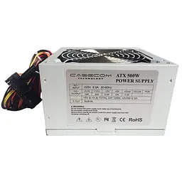БЖ 500W Casecom, 120mm, 3хSATA, Bulk (CM 500 ATX)