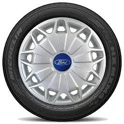 Ковпак колеса з емблемою Ford SKS419 R16 сірий з логотипом на вибір 4 шт