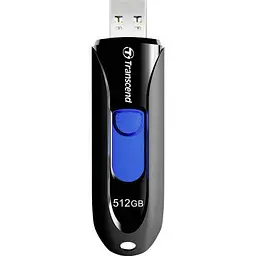 USB флеш накопичувач Transcend 512GB JetFlash 790 Black USB 3.1 (TS512GJF790K) - мініатюра 3