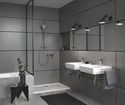 Ручний душ 3 режими струменя Grohe Rainshower SmartActive 130 Cube 26582DC0, Нержавіюча сталь - мініатюра 4
