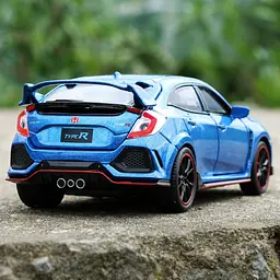 Колекційна металева модель автомобіля АвтоЕксперт Honda Civic Type R з інерцією, світлом та звуком 1:32 - мініатюра 10