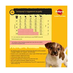 Сухий корм для собак Pedigree для цуценят малих порід з птицею та овочами 7 кг (5998749145210) - мініатюра 3