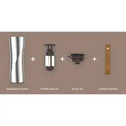 Термос Kiss Kiss Fish Smart Coffee Tumbler S-45WG - мініатюра 7