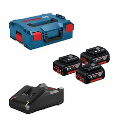 Набір акумулятора та зарядного пристрою Professional GBA 3х18В Bosch hoz0014383 - мініатюра 2