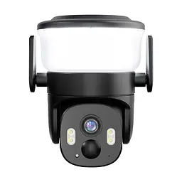 IP PTZ-відеокамера автономна з WiFi, прожектором та сонячною панеллю 3Mp Light Vision VLC-6103WLS Black (Lamp+Solar) (CareCam Pro) f=3.6mm, на акумуляторних батареях (75-00351) - мініатюра 2