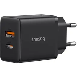 Зарядний пристрій Baseus Cube Fast Charger C+U 20 W EU Cluster P10111403113-00 Чорний - мініатюра 3