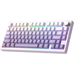 Клавіатура MageGee Light 75 Purple Bird Switch White/Purple (6971969728813)