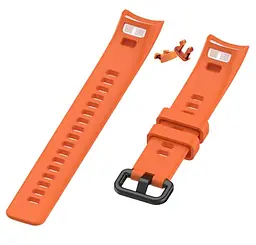 Силіконовий ремінець Primo для фітнес-браслета Huawei Honor Band 4/5 Orange - мініатюра 4