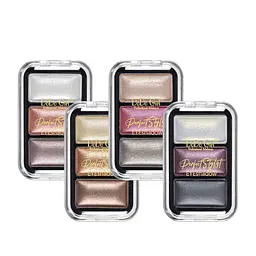 Тіні для повік перламутрові DoDo Shining Eye Shadow набір 4 шт.