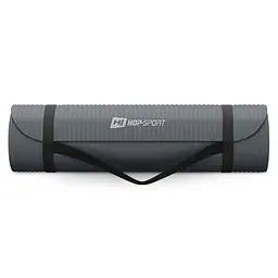 Коврик для йоги Hop-Sport HS-NB010GM NBR 1см графітовий - мініатюра 3