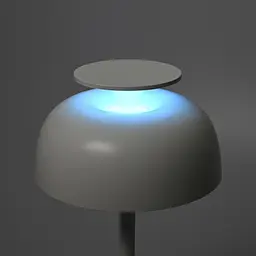 LED лампа настiльна Videx VL-TF23W 8.5W 4000K з акумулятором та RGB біла (VL-TF23W) - мініатюра 10