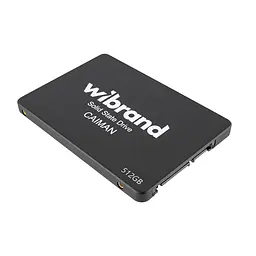 Жорсткий диск 2.5 SSD 512GB Wibrand Caiman WI2.5SSD/CA512GB 3D TLC NAND SATA-III 6Gb/s зап/чт. - 470/560мб/с BULK