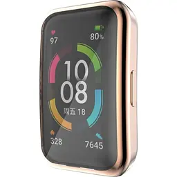 Чохол-накладка DK CDK Silicone Face Case для Huawei Band 7 (012534) (rose gold) - мініатюра 4