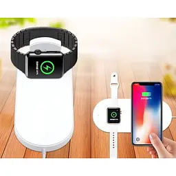 Бездротовий зарядний пристрій Primo Qi AirPower для iPhone та Apple Watch білий - мініатюра 6