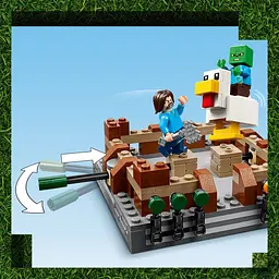 Конструктор LEGO Minecraft Бійцівський ринг у лісовому маєтку 491 деталь (21272) - мініатюра 5
