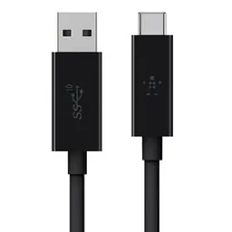 Кабель Belkin USB - USB Type-C (M/M), 1 м Чорний OEM (F2CU029bt1M-BLK)_OEM - мініатюра 2