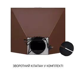 Витяжка купольна Minola HK 6214 BR 700 LED - мініатюра 9